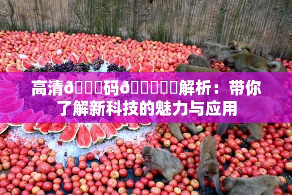 高清🈚码🔞❌‌解析：带你了解新科技的魅力与应用