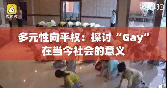 多元性向平权：探讨“Gay”在当今社会的意义