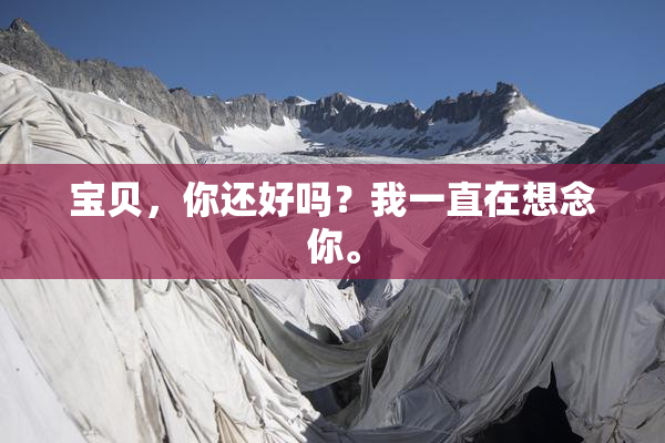 宝贝，你还好吗？我一直在想念你。