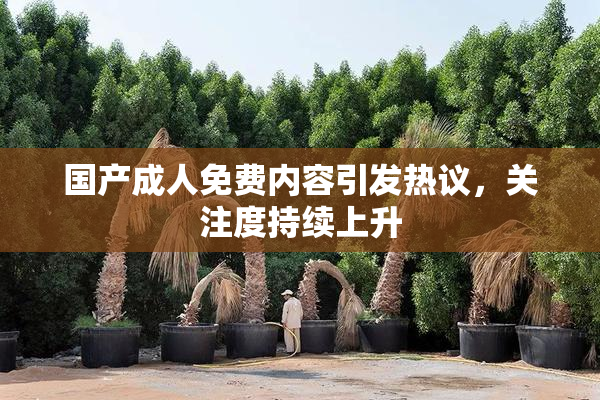国产成人免费内容引发热议，关注度持续上升