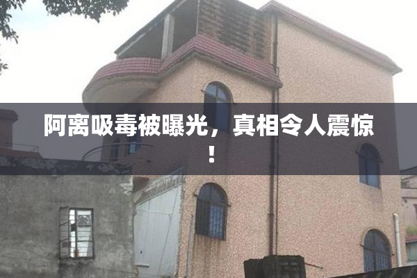 阿离吸毒被曝光，真相令人震惊！