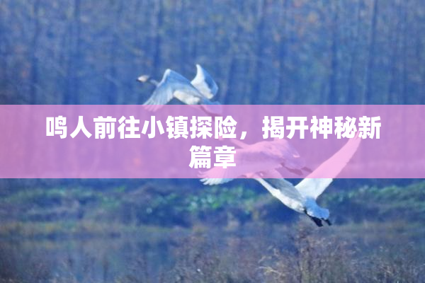 鸣人前往小镇探险，揭开神秘新篇章