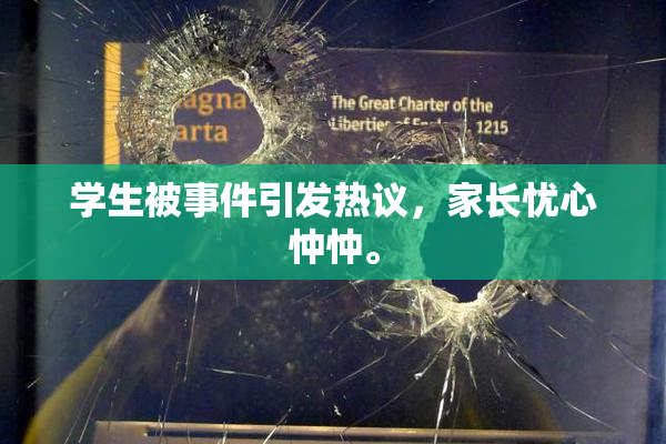 学生被事件引发热议，家长忧心忡忡。