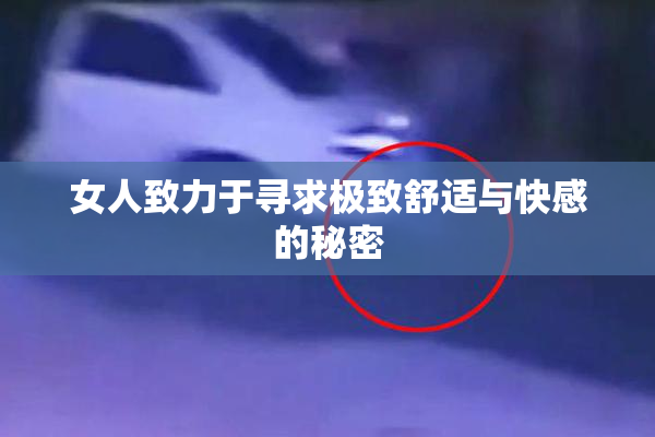女人致力于寻求极致舒适与快感的秘密