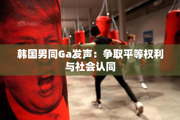 韩国男同Ga发声：争取平等权利与社会认同