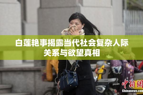 白莲艳事揭露当代社会复杂人际关系与欲望真相