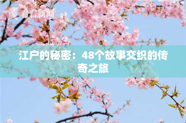 江户的秘密：48个故事交织的传奇之旅