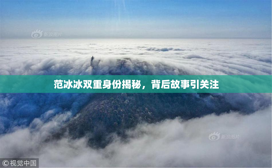 范冰冰双重身份揭秘，背后故事引关注