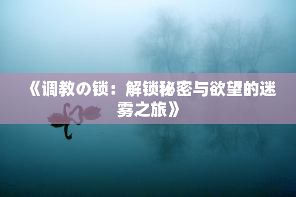 《调教の锁：解锁秘密与欲望的迷雾之旅》