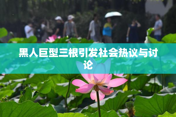 黑人巨型三根引发社会热议与讨论