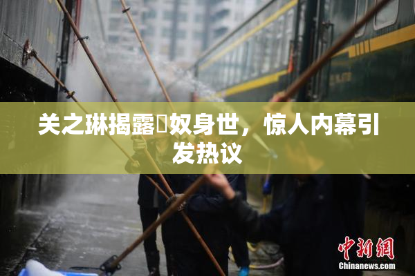 关之琳揭露婬奴身世，惊人内幕引发热议