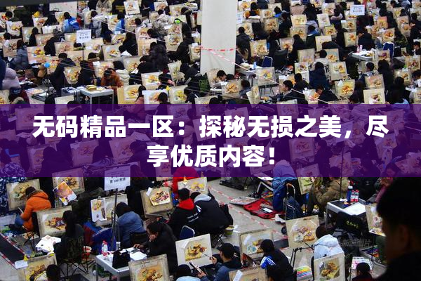 无码精品一区：探秘无损之美，尽享优质内容！