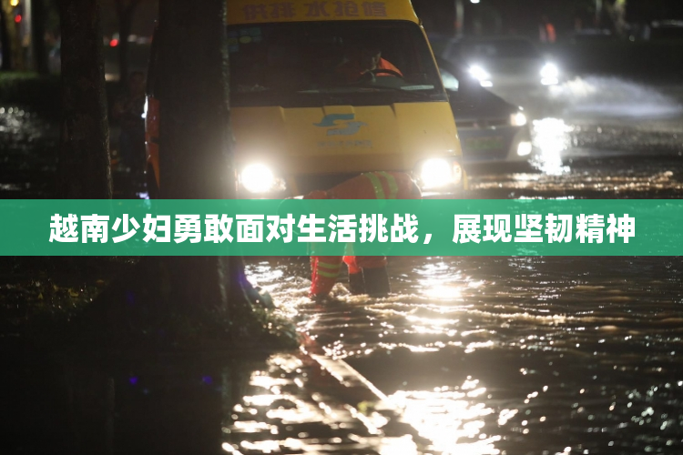 越南少妇勇敢面对生活挑战，展现坚韧精神