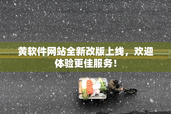 黄软件网站全新改版上线，欢迎体验更佳服务！