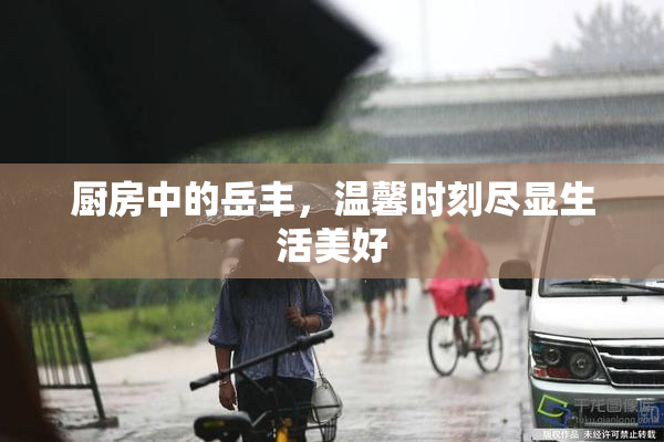 厨房中的岳丰，温馨时刻尽显生活美好