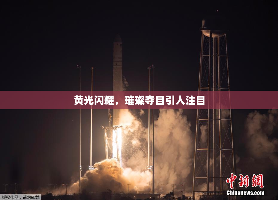 黄光闪耀，璀璨夺目引人注目