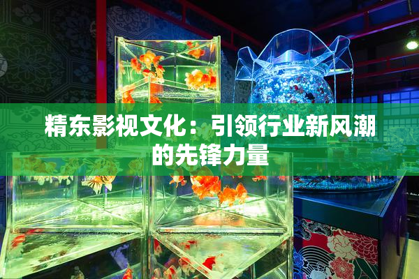 精东影视文化：引领行业新风潮的先锋力量