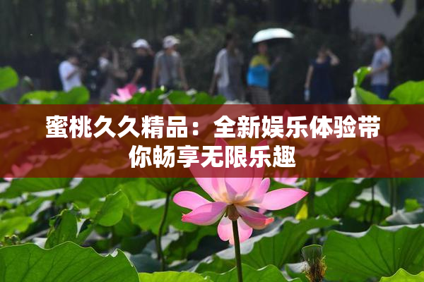 蜜桃久久精品：全新娱乐体验带你畅享无限乐趣