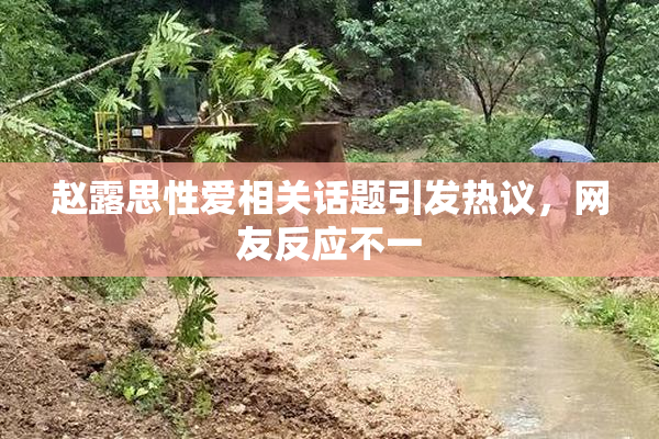 赵露思性爱相关话题引发热议，网友反应不一