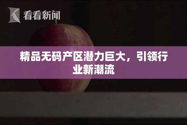 精品无码产区潜力巨大，引领行业新潮流