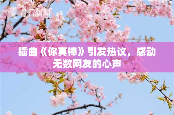 插曲《你真棒》引发热议，感动无数网友的心声