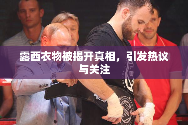 露西衣物被揭开真相，引发热议与关注