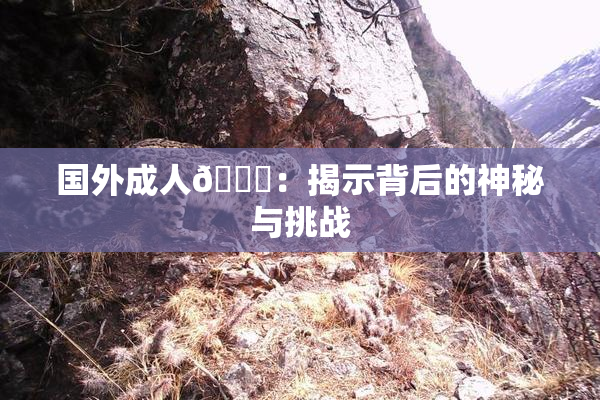 国外成人🔞：揭示背后的神秘与挑战