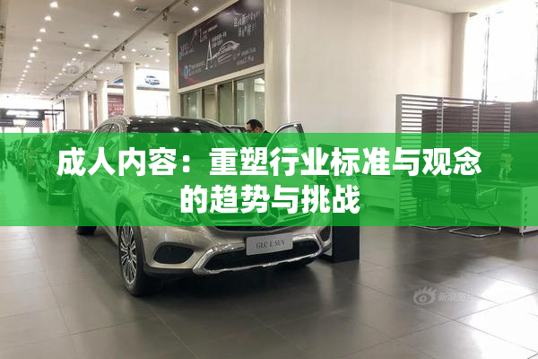 成人内容：重塑行业标准与观念的趋势与挑战