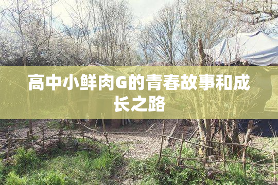 高中小鲜肉G的青春故事和成长之路