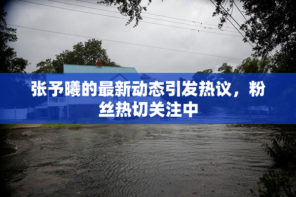 张予曦的最新动态引发热议，粉丝热切关注中