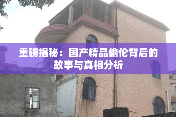 重磅揭秘：国产精品偷伦背后的故事与真相分析