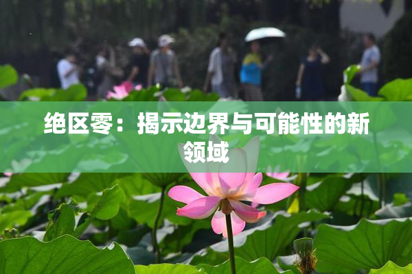 绝区零：揭示边界与可能性的新领域
