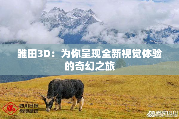 雏田3D：为你呈现全新视觉体验的奇幻之旅