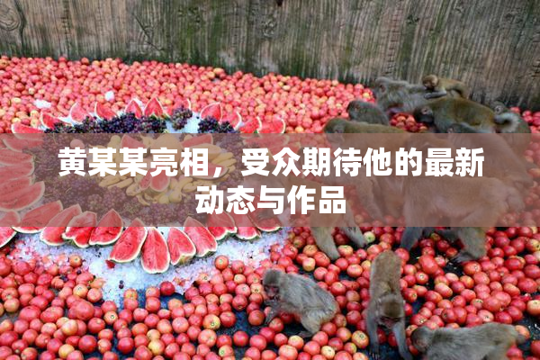 黄某某亮相，受众期待他的最新动态与作品