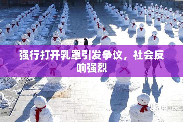 强行打开乳罩引发争议，社会反响强烈