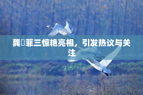 龚玥菲三惊艳亮相，引发热议与关注