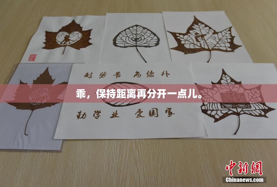 乖，保持距离再分开一点儿。