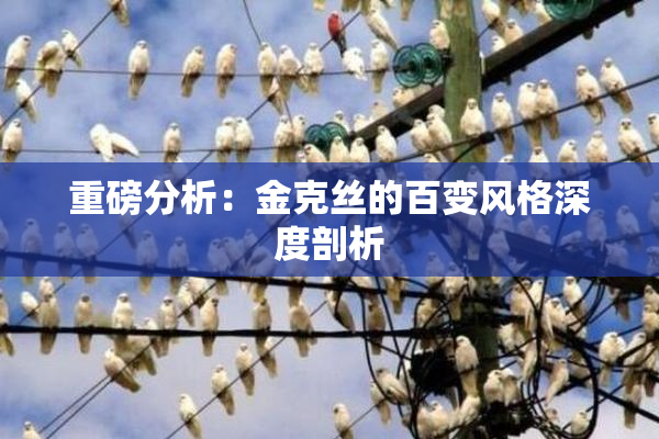 重磅分析：金克丝的百变风格深度剖析