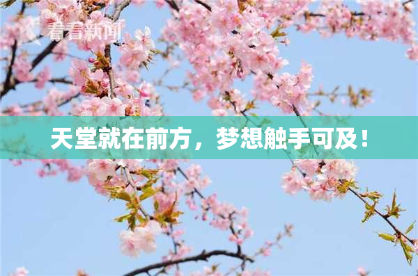 天堂就在前方，梦想触手可及！