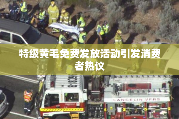 特级黄毛免费发放活动引发消费者热议