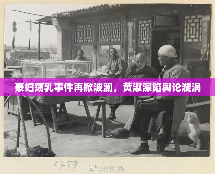 豪妇荡乳事件再掀波澜，黄淑深陷舆论漩涡