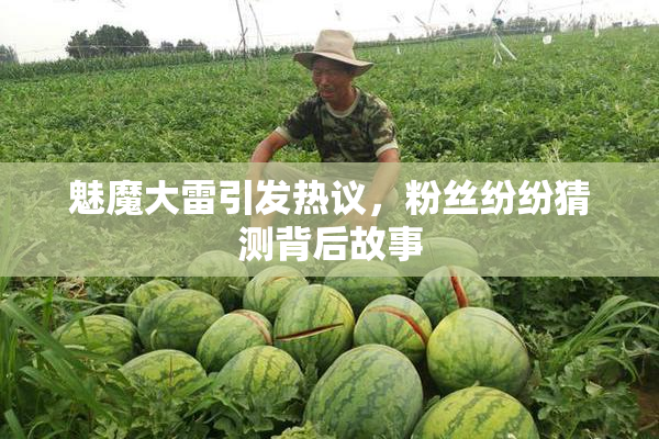 魅魔大雷引发热议，粉丝纷纷猜测背后故事