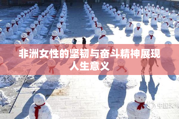 非洲女性的坚韧与奋斗精神展现人生意义