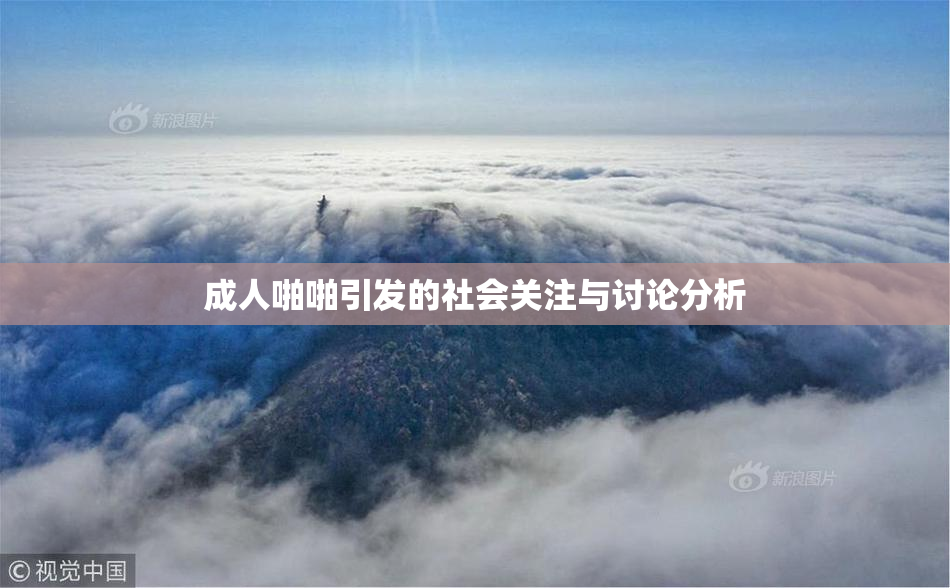 成人啪啪引发的社会关注与讨论分析