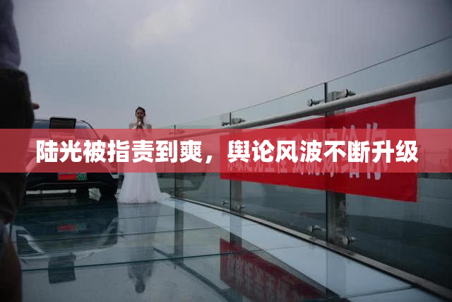 陆光被指责到爽，舆论风波不断升级