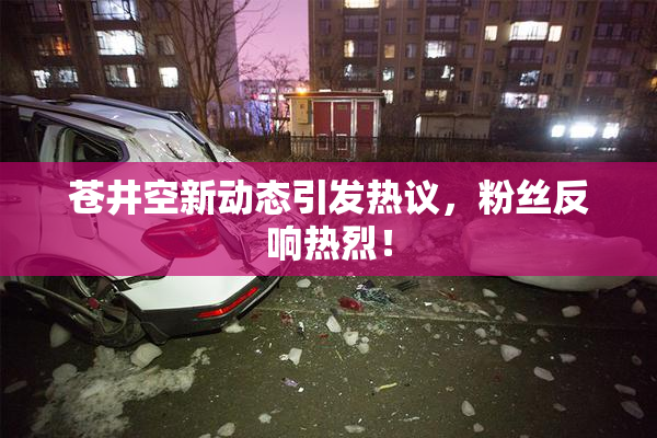 苍井空新动态引发热议，粉丝反响热烈！