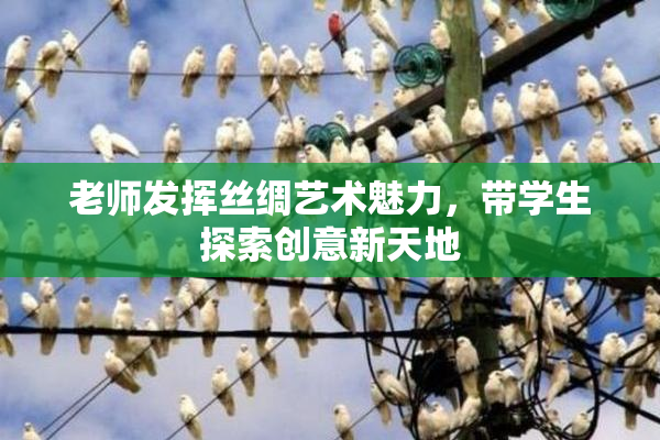 老师发挥丝绸艺术魅力，带学生探索创意新天地