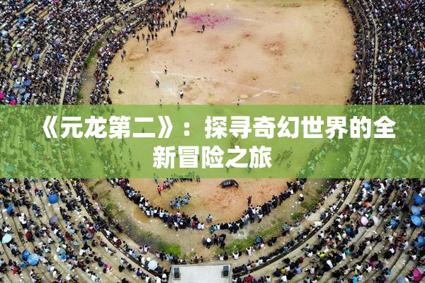 《元龙第二》：探寻奇幻世界的全新冒险之旅