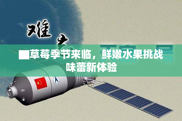 ▇草莓季节来临，鲜嫩水果挑战味蕾新体验