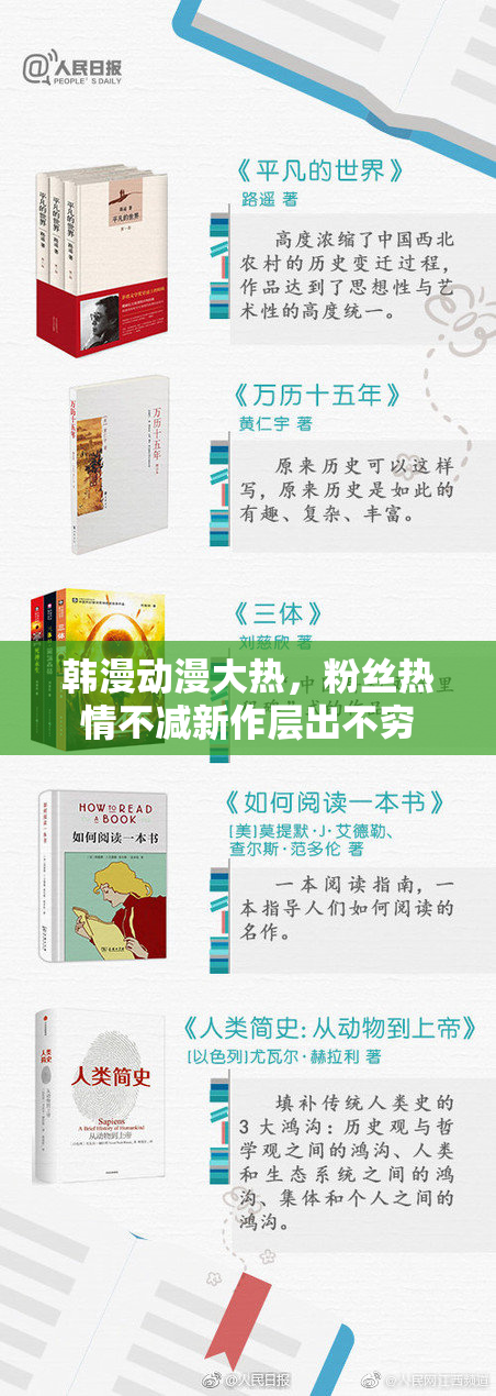 韩漫动漫大热，粉丝热情不减新作层出不穷